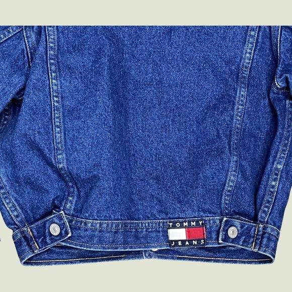 Vintage Tommy Hilfiger Girl's Jean Jacket Size 7 - Picture 9 of 13